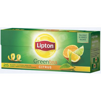 Herbata LIPTON (25 torebek) zielona z nut cytrusw GREEN CITRUS